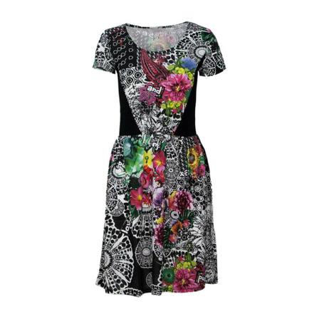 Desigual, Dress Czarny, Kobieta, Rozmiar: S