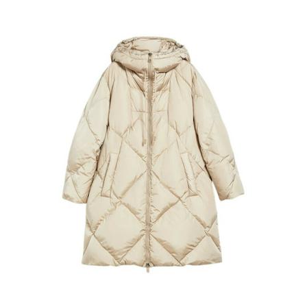 Max Mara Weekend, Milord Down Jacket Beige, Dames, Maat:S,print