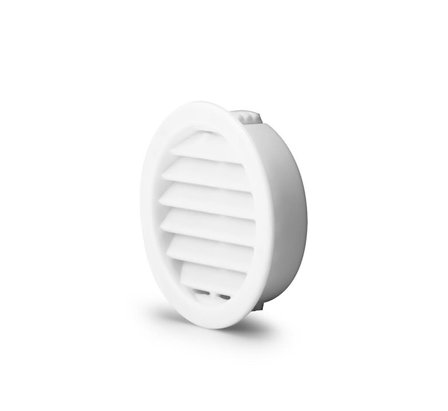 Fresh 500196 Kalustesäleikkö 4 kpl/ps, valkoinen, ABS-muovi, Ilmanvaihto