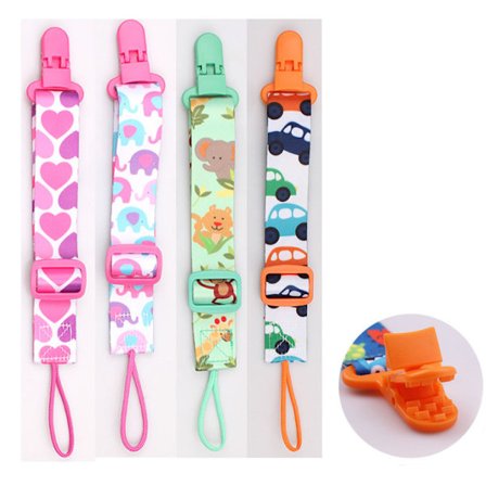 4-delad napphållare för bebis - Justerbar, töjbar och tvättbar