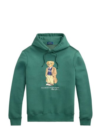 Polo Bear Fleece Hoodie Green Polo Ralph Lauren