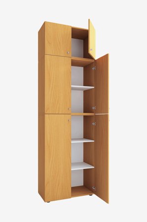 VCM - Vcm Skoskap Lona Xxl hengslede dører - Med vedlegg - Beige - Skoskap - Fra Homeroom