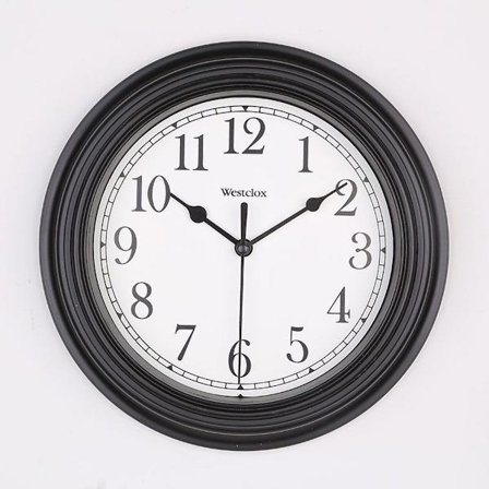 Udendørs vægur ? 22,8 cm vintage look, analog ur, temperatur, hygrometer, kvartsur