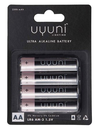 UYUNI Lighting Batteries - Multi/patterned - AA