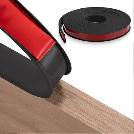 2m 18mm U-form Fleksibel Møbelkantbånd, Tpe Selvklæbende Finérkantstrimmel Kantbeskytter