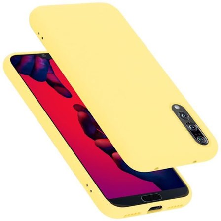 Coque för Huawei P20 PRO / P20 PLUS Fodral i LIQUID YELLOW Etui Skydd i Silikon TPU mobiltelefon