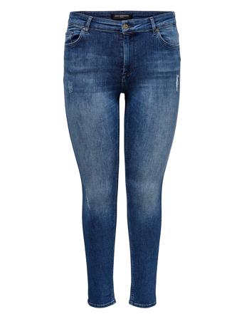 Carwilly Reg Skinny Jeans Dnm Tai Noos Skinny Jeans Blå ONLY Carmakoma*Betinget Tilbud