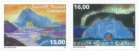 Grønland - EUROPA 2017 - Postfrisk sæt 2v
