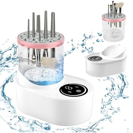 Automatisk makeupbørste-renser (Plug-in model)