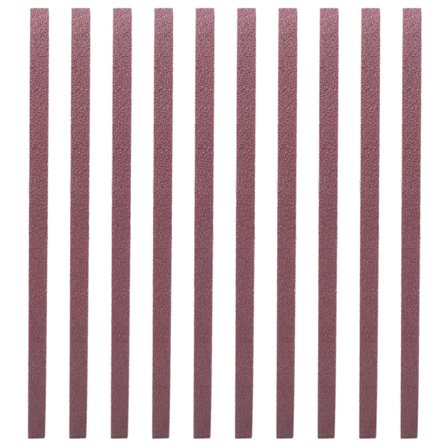 10 stk. slibebånd aluminiumoxid sandpapir slibemaskine slibebånd 533 x 9mm (60#)