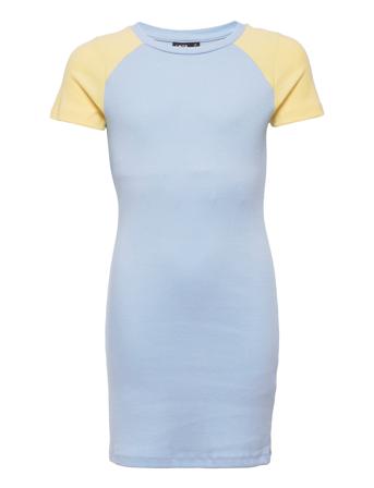 Nlfdida Ss Dress Dresses & Skirts Dresses Casual Dresses Short-sleeved Casual Dresses Sininen LMTD
