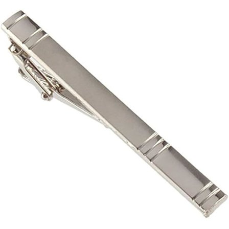 Herre Formel Stil Slipsenål, Simpel Sølv Metal Legering Slipsenål, Slipsenål, Spænde, Clips, Forretning, Bryllupsdragt, Nytårsgave, Holdbar