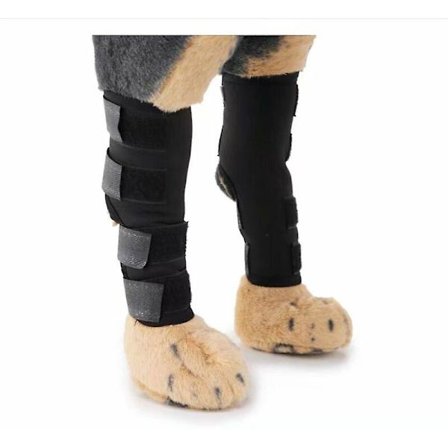 Kæledyrs knæbeskyttere med støttestænger Benbeskyttere til hunde Hundebenbeskytter Kæledyr Hund Kirurgi Skadedækning