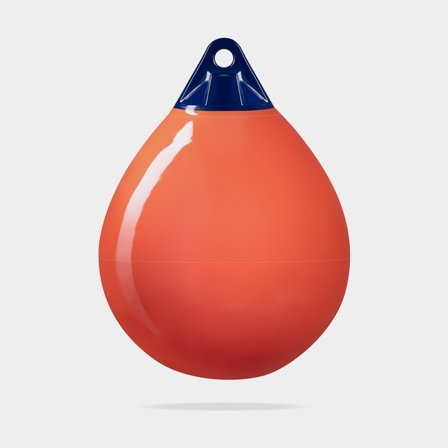 Kugel-Fender Castro A-5HD, Ø62 cm, orange - Boot