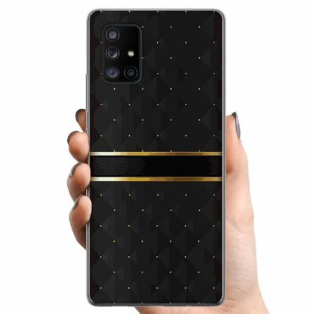 Samsung Galaxy A71 5g Tpu Mobilskal Golden Stripes