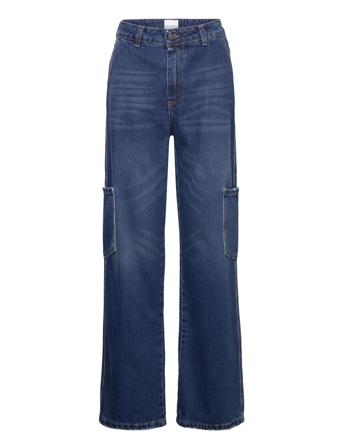 Rory Cargo Jeans Trousers Cargo Pants Blå Noella*Betinget Tilbud