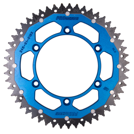 Couronne Proworks Interlink Bleue - Fantic 250 XX 2020-2024
