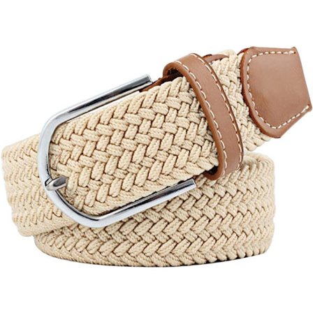 Flerfärgade elastiska vävda bälten Casual flätat stretchbälte - high quality
