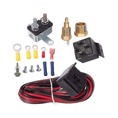 175-185 Graders Elektrisk Kylfläkt Termostat Kit Tempsensor Temperatur Switch 40 50 60 Amp Rela