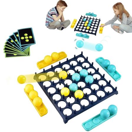 Hoppende Connect Ball Brettspill Bordspill Leke Skrivebord Aktivere Sprett Ballspill