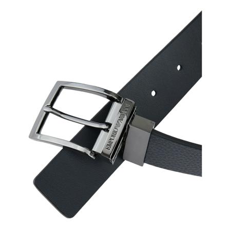 Emporio Armani, Belt MIINTO-da 56beb 3a 7d 973871dea Zwart, Heren, Maat:ONE Size