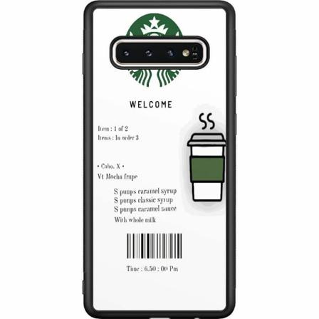Samsung Galaxy S10 Svart Skal Welcome