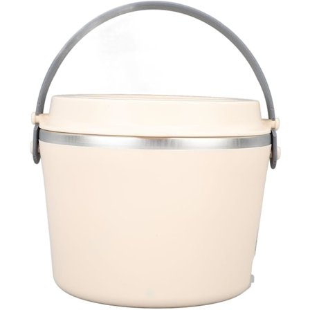 Auton sähköinen lounasrasia, kannettava lounaslämmitin, 1,2 l 360 asteen nopea tasainen lämmitys pestävä kannettava ruoanlämmitin lounasrasia