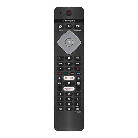 Fjärrkontroll Ersättning Kompatibel med Alla Philips Ambilight 4K Smart LED TV 75PUS6754/12 65PUS6754/12 65PUS-Perfet
