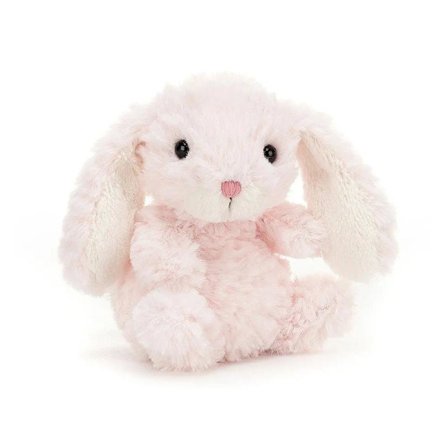 Jellycat Lysrosa Søt Kanin Plysjleketøy 15cm
