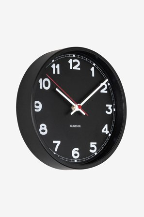 Karlsson - Väggklocka New Classic Small - Svart - Väggklockor & bordsur - Från Homeroom