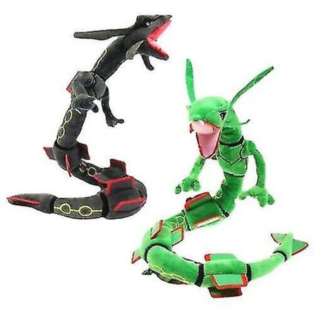 80 cm Grønn Rayquaza Svart Drage Plysjleker Utstoppede Dukker Barnebursdagsgaver (kun svart)