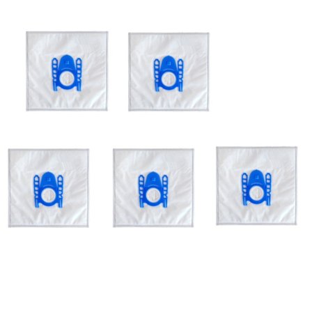 Støvsugerposer - 5-pak Bosch Type G/Bsg7/Bsgl/312E/S62 Hvid