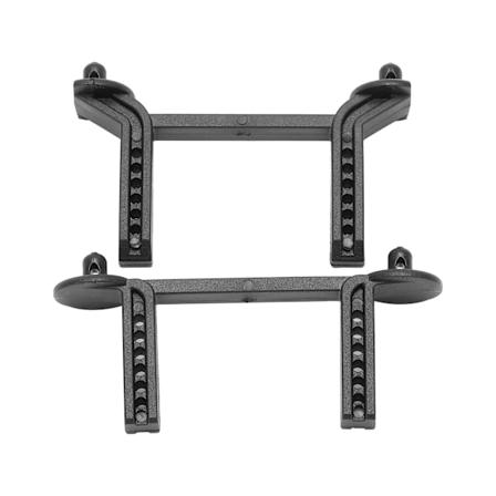 Slitstarka främre och bakre skalpelare för bilar Plastmaterial främre bakre RC bilskalpelare för TRX4 TRX6