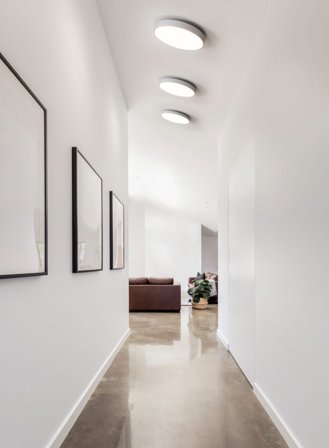 Luna taklampe Ø45 3000K - hvit