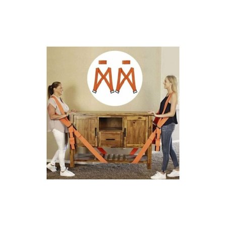 Flytt- och lyftremmar, 2 personer, upp till 220 kg