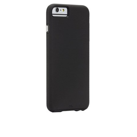 CASE-MATE Tough - Baksidedeksel for mobiltelefon - svart/svart - for Apple iPhone 6 Plus