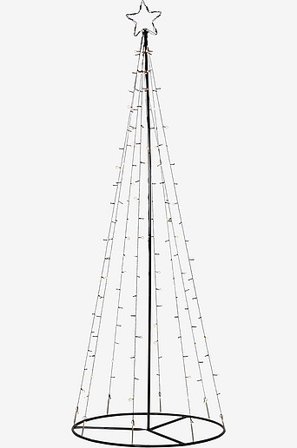 Jotex - Light Tree koristevalo ulkokäyttöön Musta - Osta Joulun koristevalot Jotex