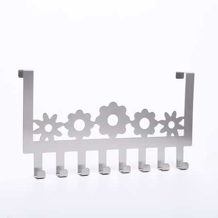 Et stykke blomster rustfritt stål dørkrok sømløs og punch-f