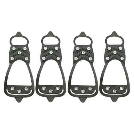 Utomhus 8-tandade stegjärn snö halkskydd skoskydd is och snö slitstarka snöskospikar