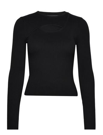 Onlashley Ls Peakaboo Ck Knt Black ONLY