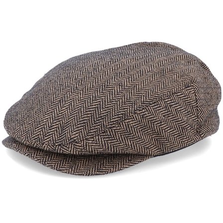 Brixton - Braun flatcap Cap - Hooligan Brown/Khaki Snap Cap @ Hatstore