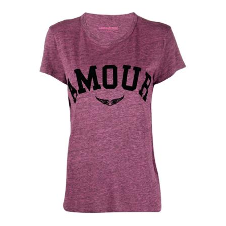 Zadig & Voltaire, T-Shirts Czerwony, Kobieta, Rozmiar: S