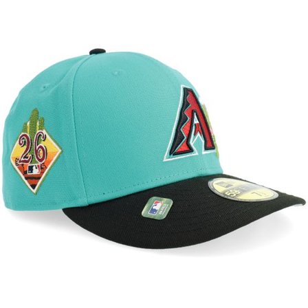 New Era - MLB Zelená fitted Kšiltovka - Arizona Diamondbacks MLB St 59FIFTY Mint/Black Curved Fitted @ Hatstore