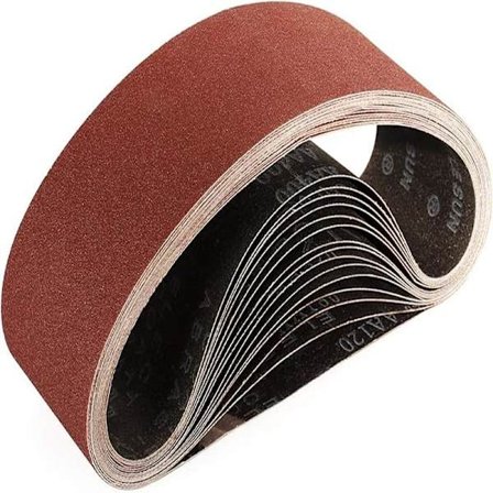 Slipebånd 75x533 mm - 5 stykker Slipebånd 240 korn for sliping