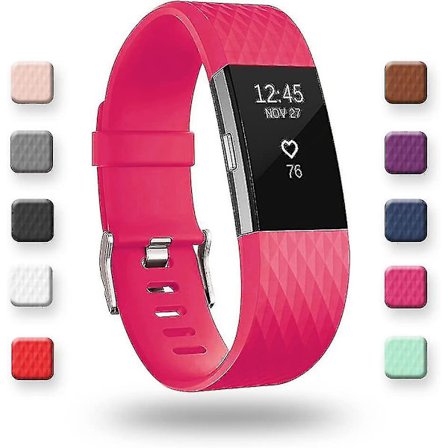 Ersättningsarmband Kompatibla med Fitbit Charge 2, Classic & Special Edition Justerbara Sportarmband Hög Kvalitet