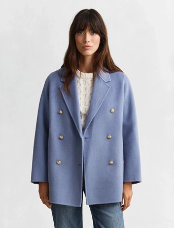 GANT Handstitched Peacoat - Blue - M