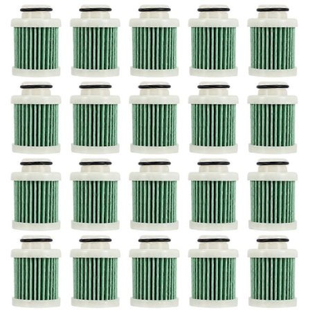 20 stk. 6D8-WS24A-00 4-takts brændstoffilter til Yamaha 40-115Hp F40A F50 T50 F60 T60 motor Marine Outbo