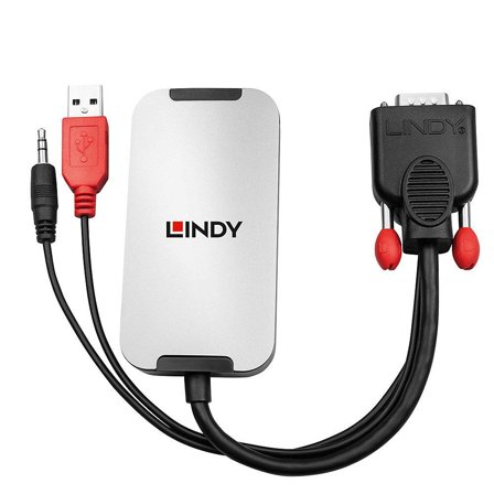 Lindy VGA to DisplayPort 1.2 Converter - DisplayPort-adapter - 18 cm