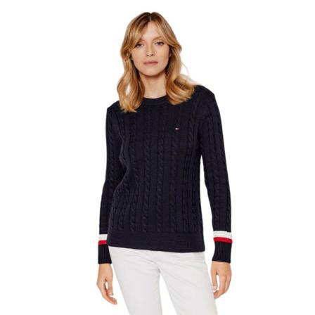 Tommy Hilfiger, Sweater Niebieski, Kobieta, Rozmiar: S