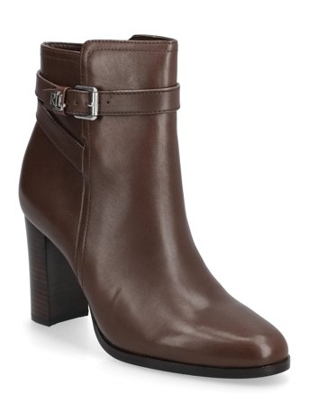 Lauren Ralph Lauren | Brooke Ii Calfskin Bootie Heel | 39